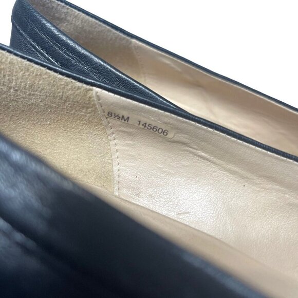 Vintage Y2K Chunky Heel Size 8.5 Maripe Black Leather Made in Brazil - Picture 7 of 13